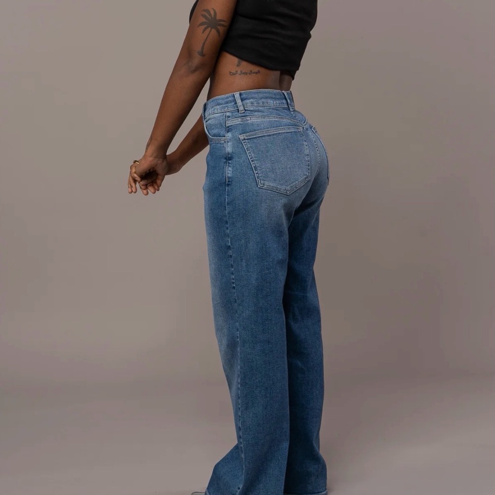 Womans baggy fitjeans stonewashed blue